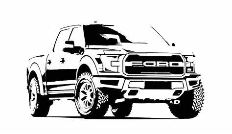 ford f150 2014 drawing blueprint