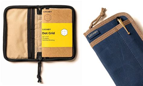 LOCHBY Waxed Canvas Pocket Journal with Zipper — Tools and Toys
