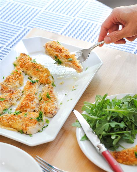 You can either buy chicken cutlets sliced from a larger breast or as an entire smaller breast pounded thin, so they have a uniform thickness. Easy Baked Crispy Chicken Cutlets Recipe - The Chronicles ...