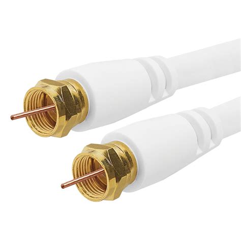 Cmple Digital Coaxial Cable F Type Male Rg6 Coax Digital Audio Video With F Connector Pin