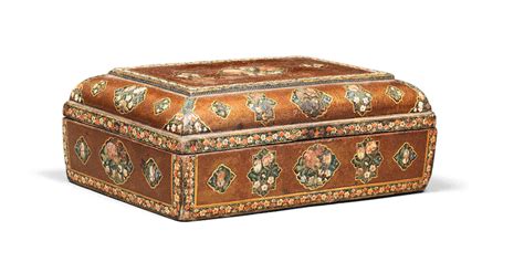 bonhams a safavid lacquer box signed ali ashraf persia dated ah 1163 ad 1749 50