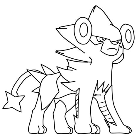 Swiss Sharepoint Pokeman Luxray Coloring Pages