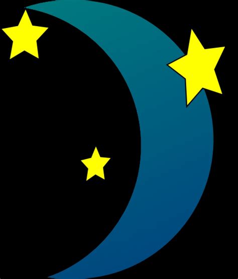 Moon And Stars Clipart Clipart Best