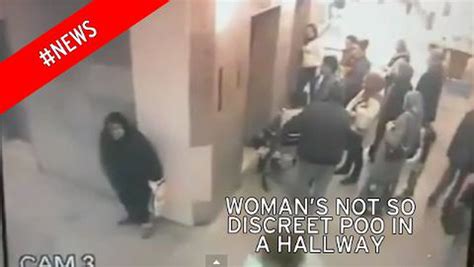 Woman Takes A Poo On Busy Hospital Corridor Then Casually Walks Away