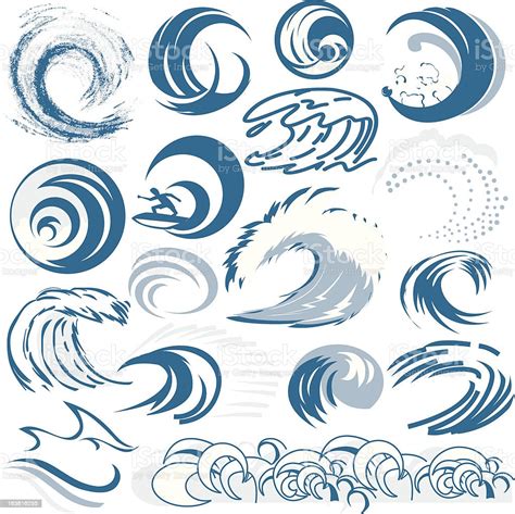 Design Elements Waves Stock Vector Art And More Images Of Abstract