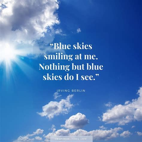 Blue Sky Quotes And Meaningful Life Lessons From The Universe