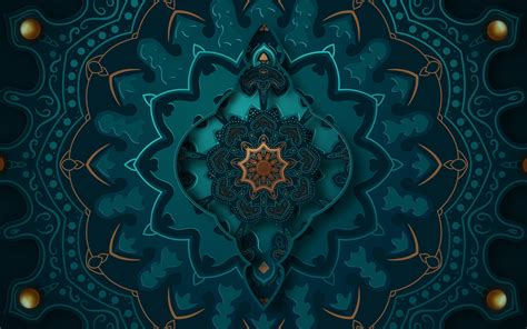3d Islamic Art Mandala Design 999460 Download Free Vectors Clipart