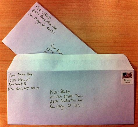 Addressing business letter envelope formats attn american images. MuirSkate.com