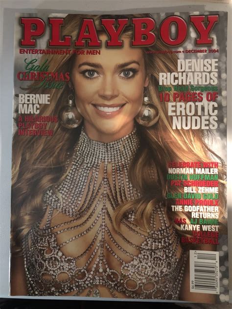 PLAYBOY MAGAZINE DECEMBER 2004 DENISE RICHARDS TIFFANY FALLON Values