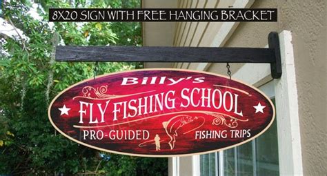 Fly Fishing Fishing School River Trout Fisherman By Sealevelsigns