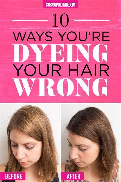 10 ways you re dyeing your hair wrong best hair dye at home hair color home hair dye tips