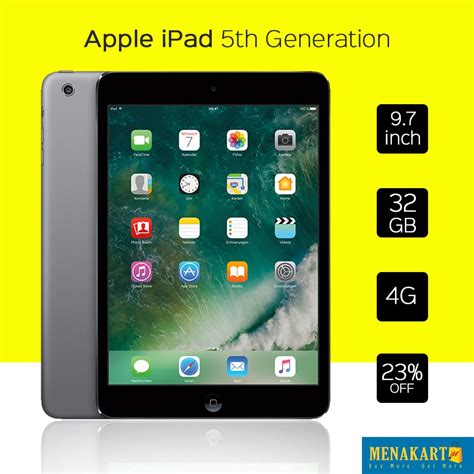 For the other country, buyers can convert the price into local currency (approx amount). Apple iPad 5th Generation, 9.7 inch, 32GB, 4G, Grey Online ...