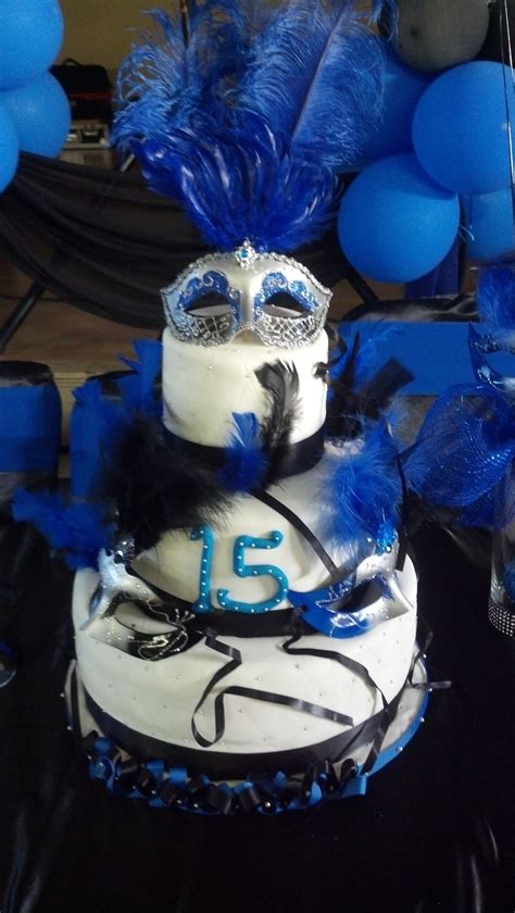 Decorate your home or party venue to transform it into the perfect setting for a masquerade ball. Masquerade Quincenera Cake ...