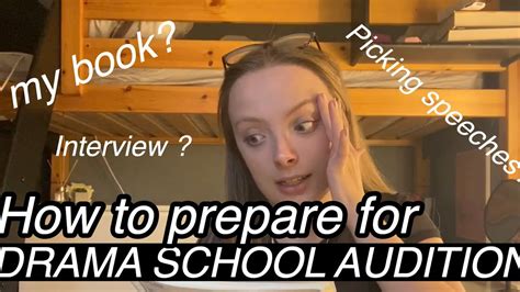 Drama School Auditions How To Prepare Youtube