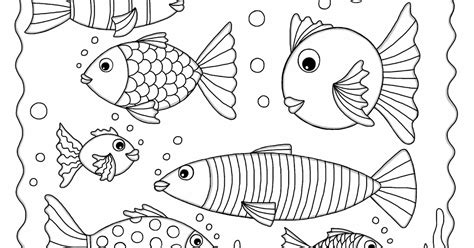 Coloriage Arc En Ciel Poisson  GreatestColoringBook.com