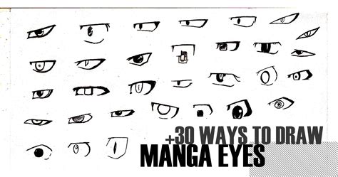 How To Draw Eye Anime Easy 20 Ways To Draw Manga Eyes By Markcrilley Efferisect
