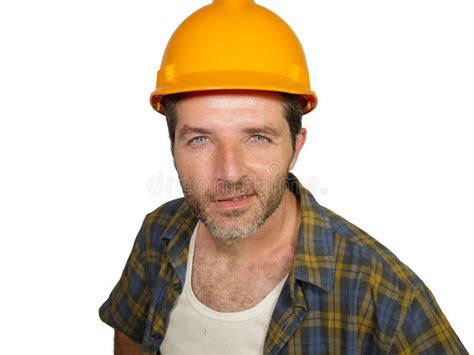 Corporate Portrait Of Construction Worker Handsome And Confident