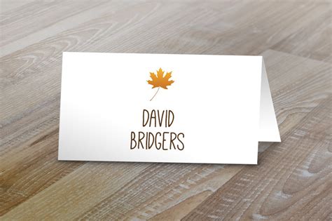 fall table tent  cards card templates  creative market