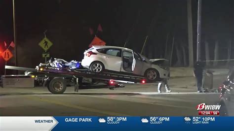 Woman arrested following south Topeka car-motorcycle crash that