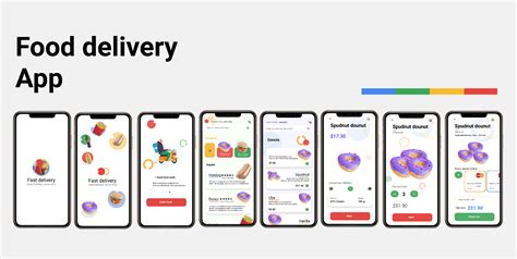 Food Delivery App Free Figma