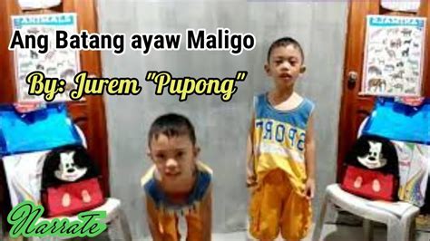 Narrating Ang Batang Ayaw Maligo By Jurem Youtube