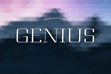 Genius Font By Dmytroyarish · Creative Fabrica