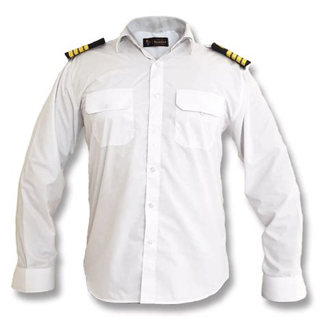 Merchant Navy Uniform White Shirt Full Sleeve