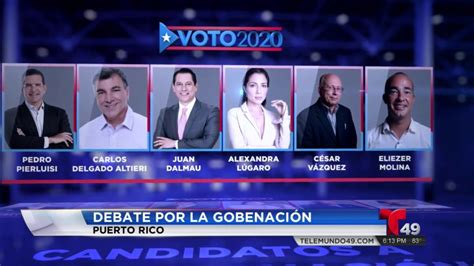 Puerto Rico Escucha A Sus Candidatos A La Gobernación En El último Debate Telemundo Tampa 49