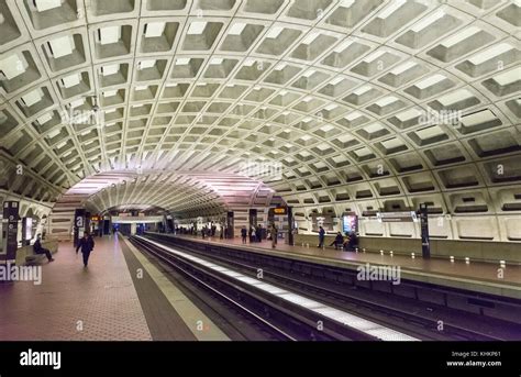 Metro Center Subway Station Washington Dc Usa Stock Photo Alamy