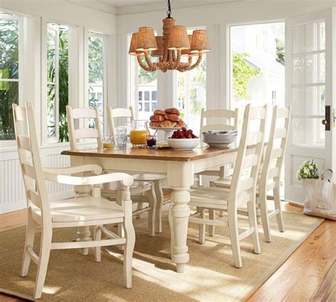 We'll also be happy to ship your solid wood dining furniture to just about anywhere in the u.s. Tables & Chairs Sumner Pottery Barn Extending Kitchen ...