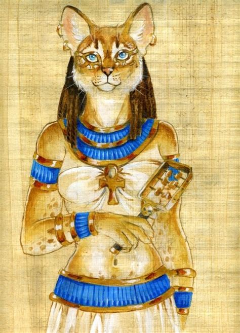Bast Egyptian Cat Goddess Egyptian Cat Goddess Egyptian Cats