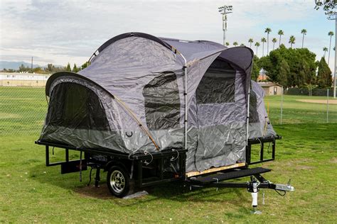 Camping Utility Tent Trailer Combo Tow Smart Trailers