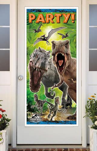 Jurassic World Door Cover Thepartyworks