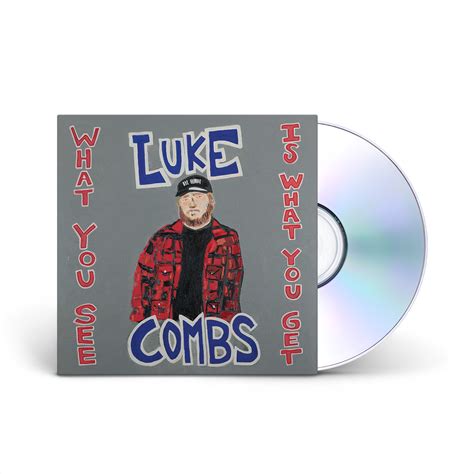 luke combs what you see is what you get cd shop the sony music nashville official store