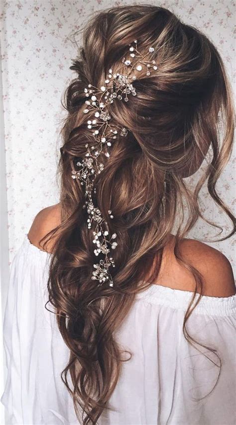 23 Exquisite Hair Adornments For The Bride Long Hair Vine Hair