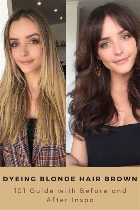 How To Go From Bleached Blonde To Brown Hair Color Dyed Blonde Hair