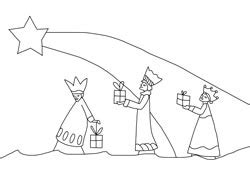 Heilige drei könige zieh'n durchs land, reiten durch den ewigen wüstensand. Malvorlagen für die Weihnachtszeit | Basteln & Gestalten