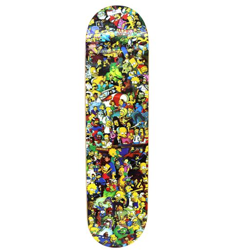 Charitybuzz 25th Anniversary Simpsons Skateboard Signed