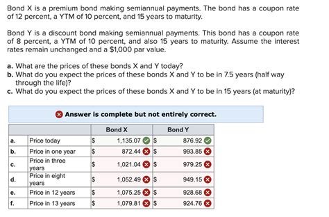 solved bond x is a premium bond making semiannual payments