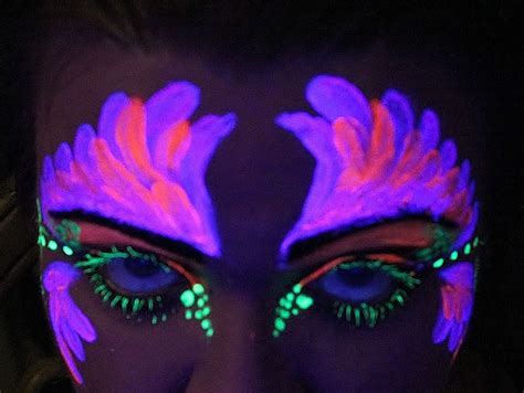 Black Light Mask Light Mask Neon Glow Sweet 16 Parties Halloween