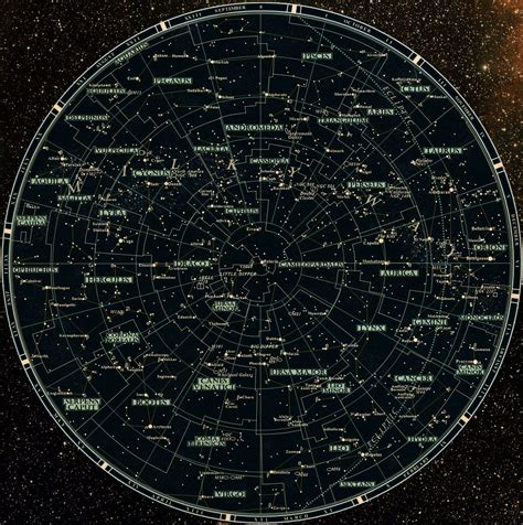 Map Of The North Sky By The9988 Astronomy Science Space And Astronomy