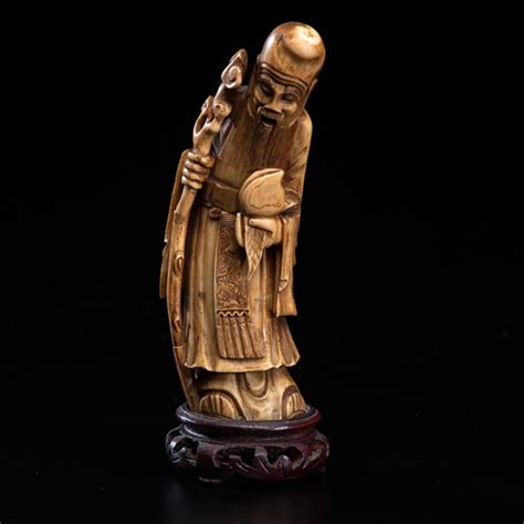 Chinese Carved Ivory Immortal Figure Cowans Auction House The