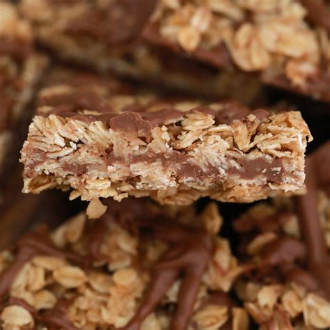 No Bake Chocolate Peanut Butter Oatmeal Bars Recipe Scrambled Chefs