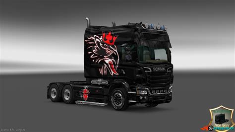 Skin Vabis V For Scania Rjl Longline Ets Mods Euro Truck