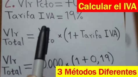 Como Calcular El IVA Diferentes Ejemplos Y Situaciones YouTube