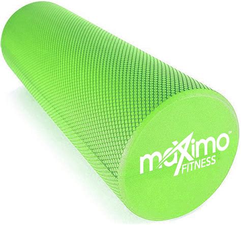 Maximo Fitness Foam Roller 18 X 6 High Density Exercise Roller For Trigger Point Self