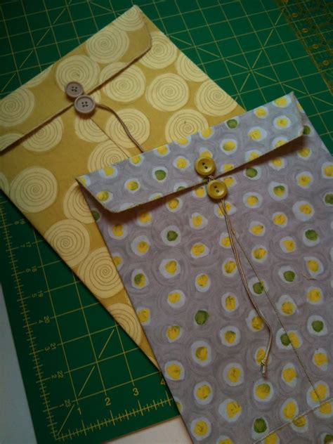 A Few Scraps Tutorial Fabric Envelopes Fabric Envelope Envelope