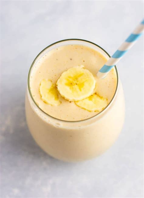 Easy And Healthy Peanut Butter Banana Smoothie Perfect For A Nutrit