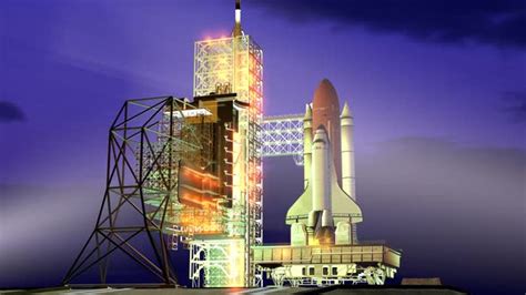 Space Shuttle Ready To Launch Motion Graphics Videohive