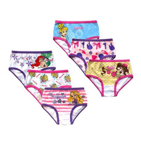 Disney Princess Brief Underwear For Girls Sizes T T Walmart Ca